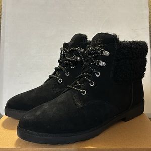 Ugg Women’s Romney Heritage Lace Black Winter Boot size 12